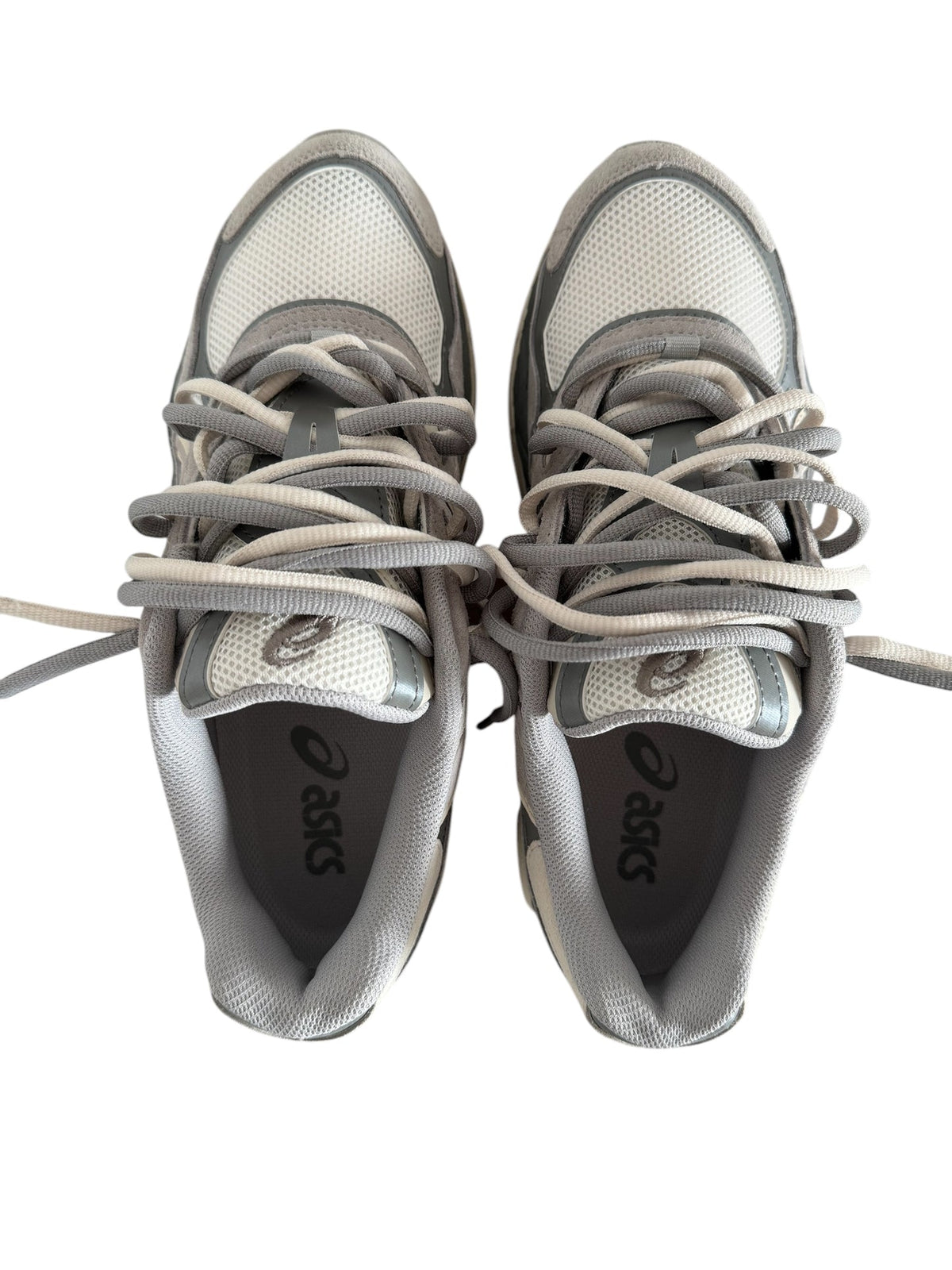 Asics Gel NYC 'Cream Oyster Grey' - Double Laces