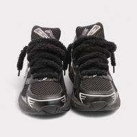 Asics Gel-1130 Black Pure Silver - Fluffy Laces Black
