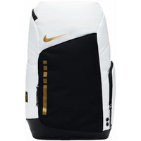 Nike Hoops Elite Backpack 'White/Black/Metallic Gold'