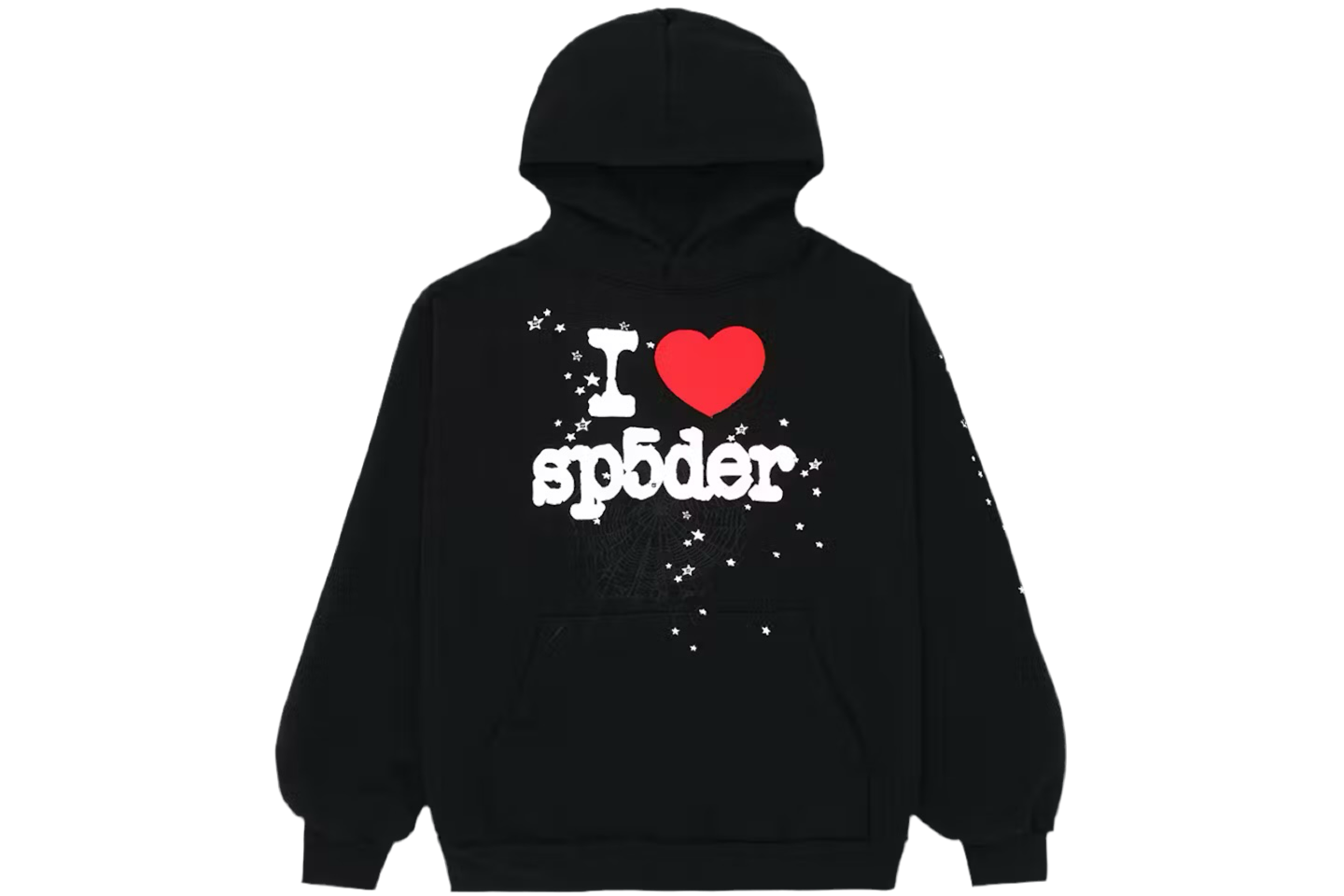 Sp5der I Heart SP5 Souvenir Hoodie ‘Black’