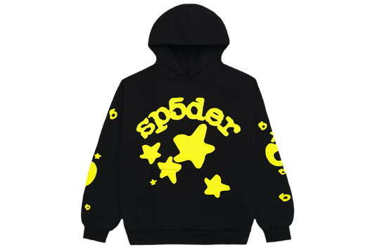 Sp5der Beluga Hoodie ‘Onyx/Yellow’