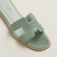 Hermès Oran Sandals - Vert Jade