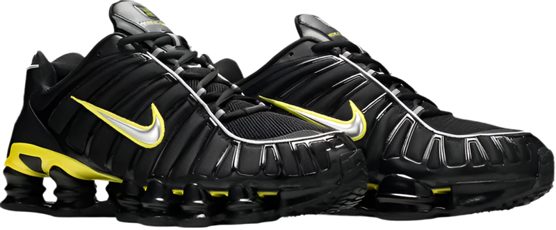 Nike Shox TL ‘Black Dynamic Yellow Metallic Silver’