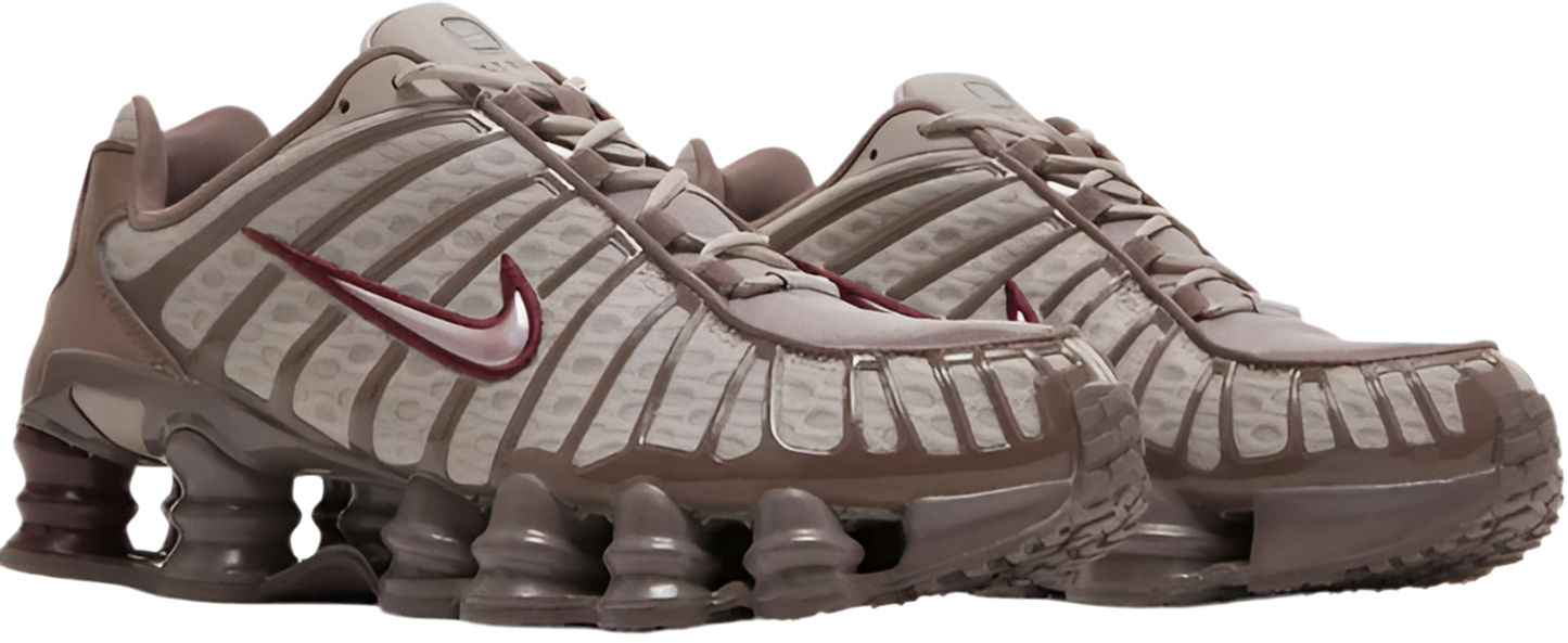 Wmns Nike Shox TL 'Pumice Night Maroon'