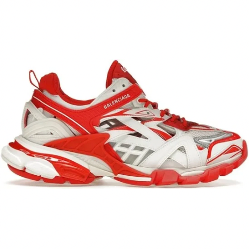 Balenciaga Track.2 Open Sneaker 'White Red'