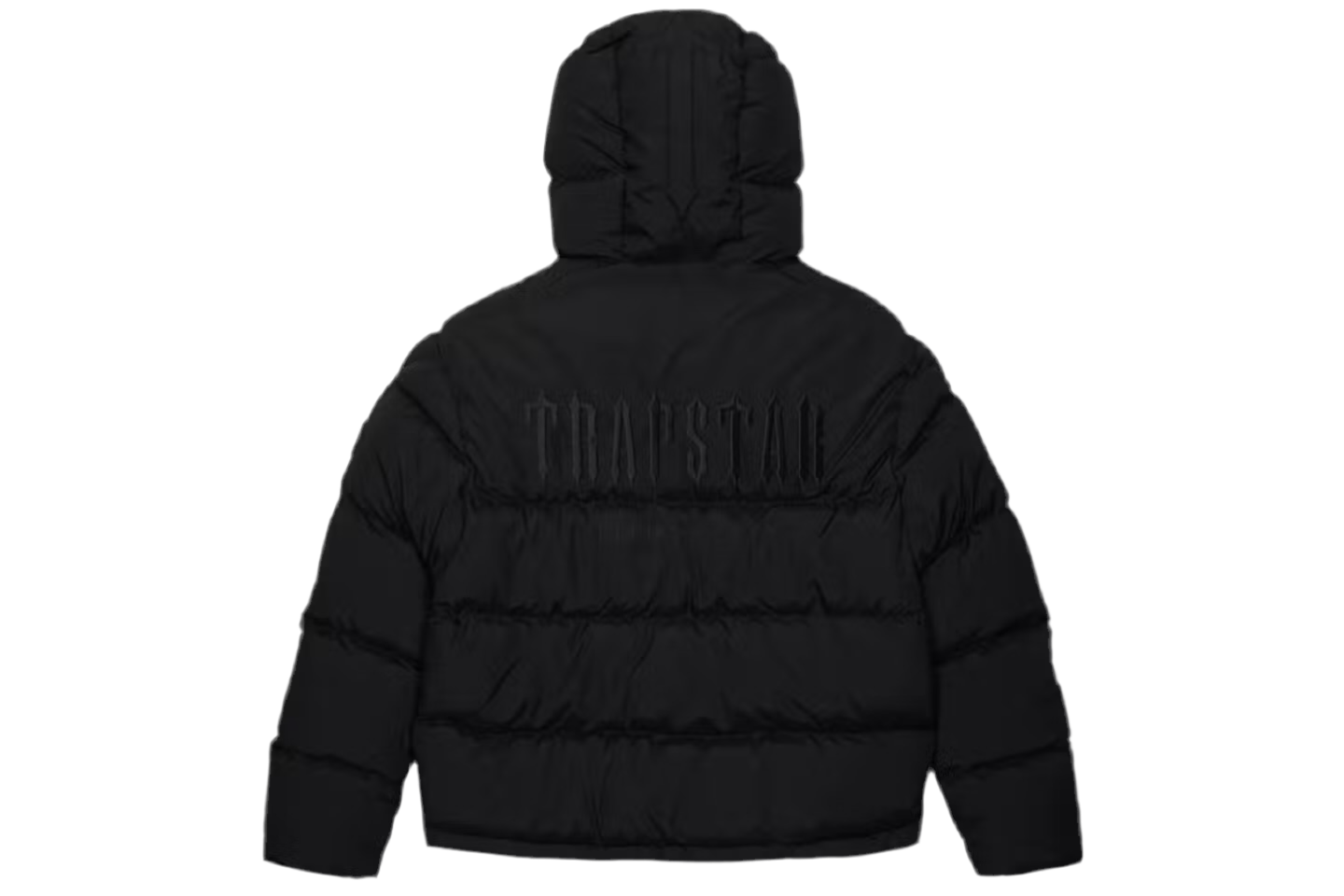 Trapstar Decoded 2.0 Hooded Puffer Jacket Blackout Edition