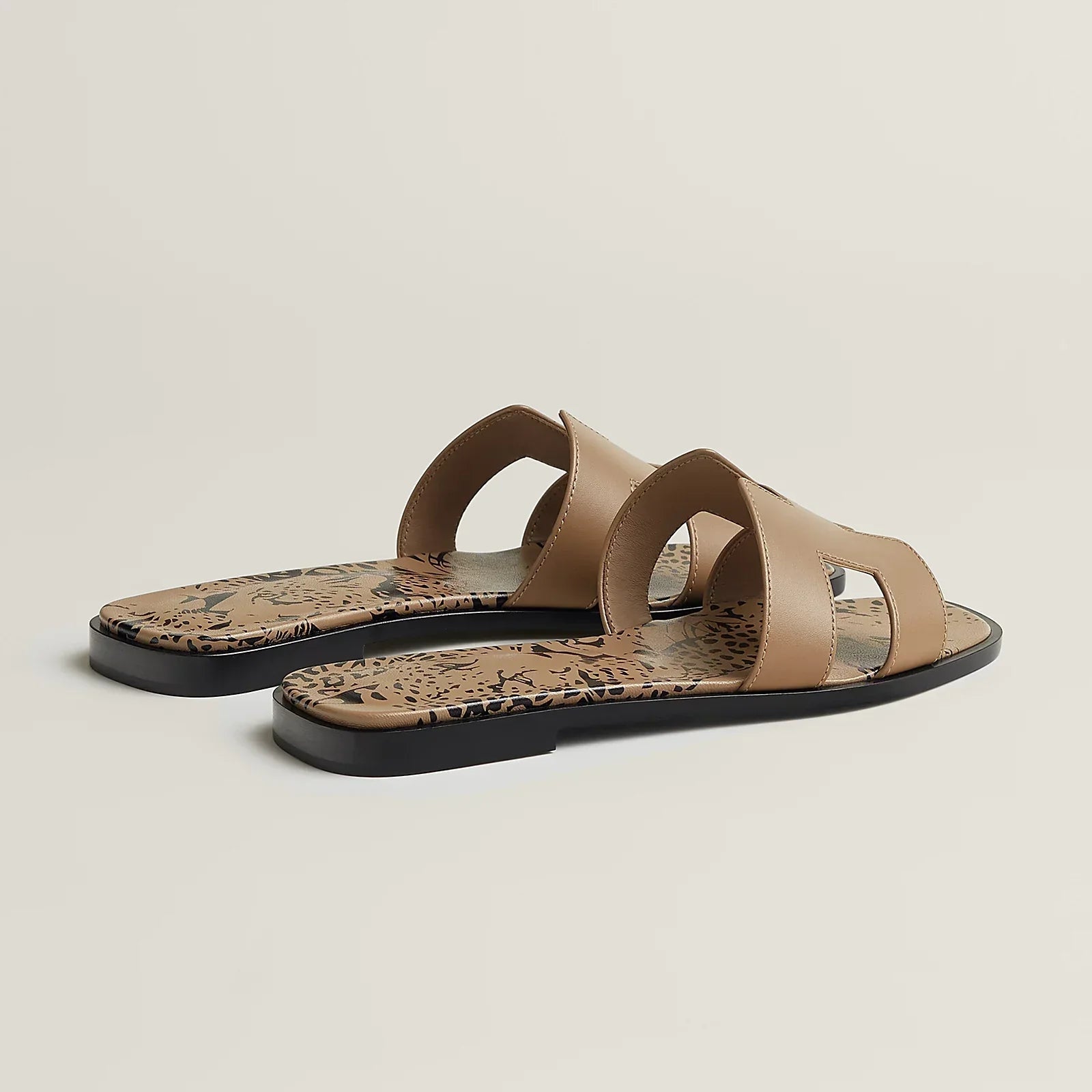 Hermès Oran Sandals - Beige Argile