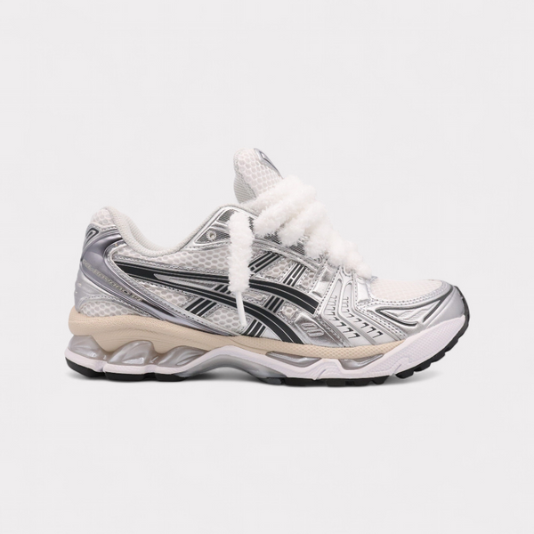 Asics Gel-Kayano 14 Graphite Grey - Fluffy Laces White