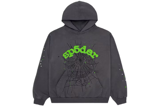 Sp5der Wait Web Hoodie ‘Slate Grey’