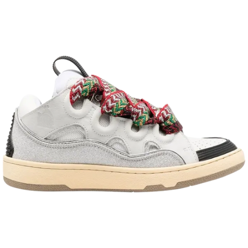 Lanvin Wmns Curb Sneakers 'White Glitter'