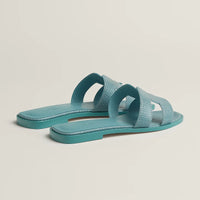 Hermès Oran Sandals - Bleu Minéral
