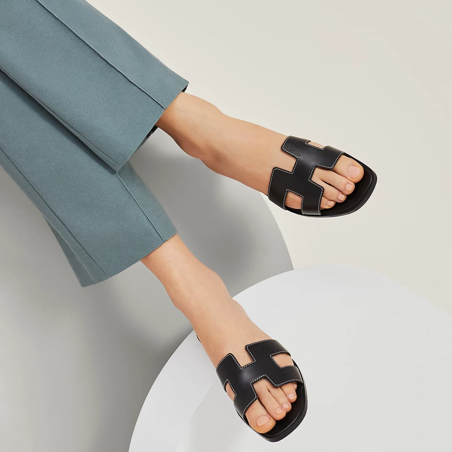 Hermès Oran Sandals - Noir