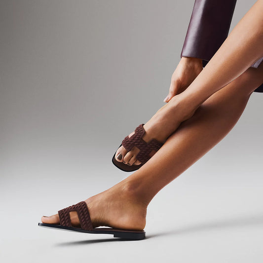Hermès Oran Sandals - Marron Palissandre