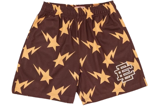 Eric Emanuel x BAPE Miami Basic Short ‘Brown/Yellow’