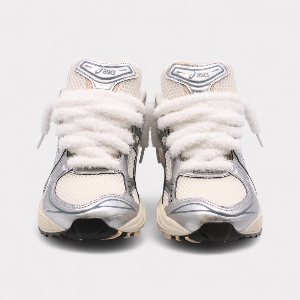 Asics Gel-Kayano 14 Cream Ironclad - Fluffy Laces White