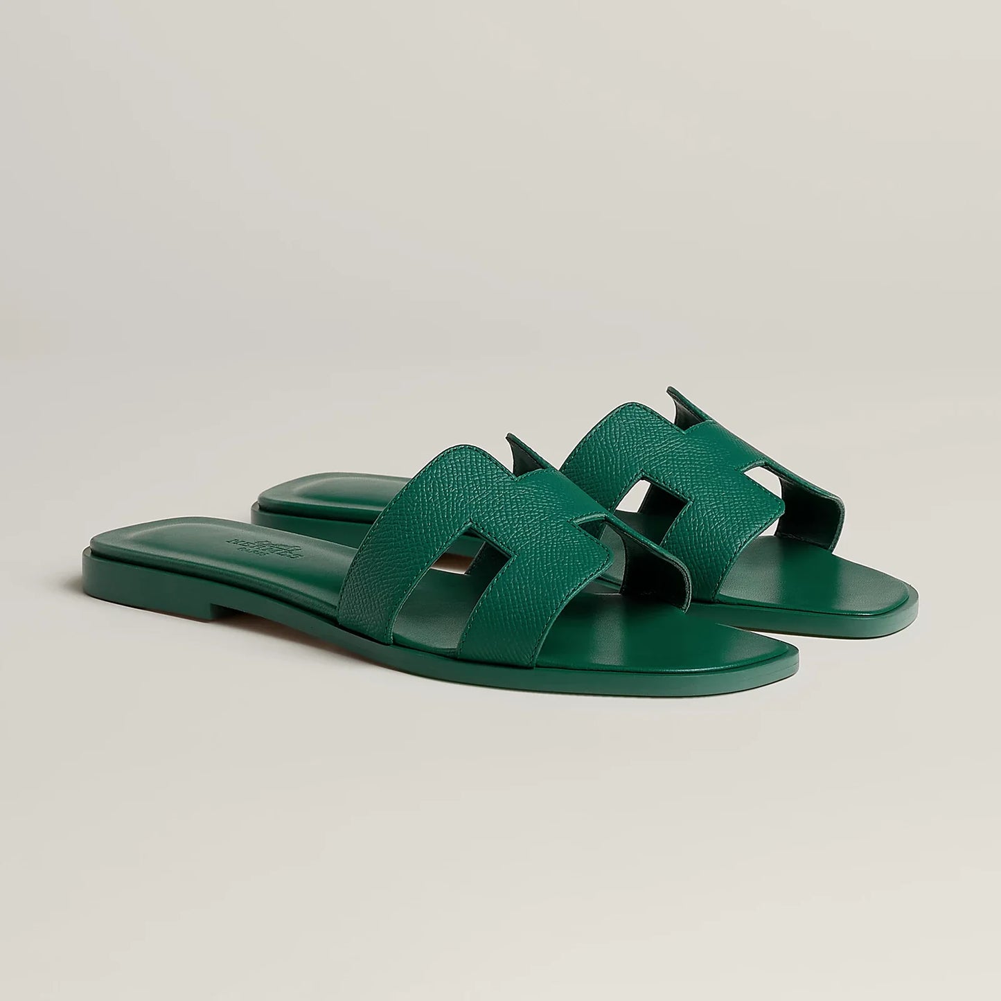 Hermès Oran Sandals - Vert Oyat