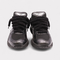 Asics Gel-Kayano 14 Black Pure Silver - Fluffy Laces Black