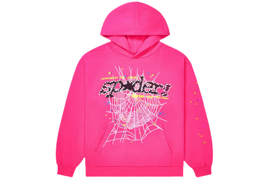 Sp5der P*NK V2 Hoodie ‘Pink’