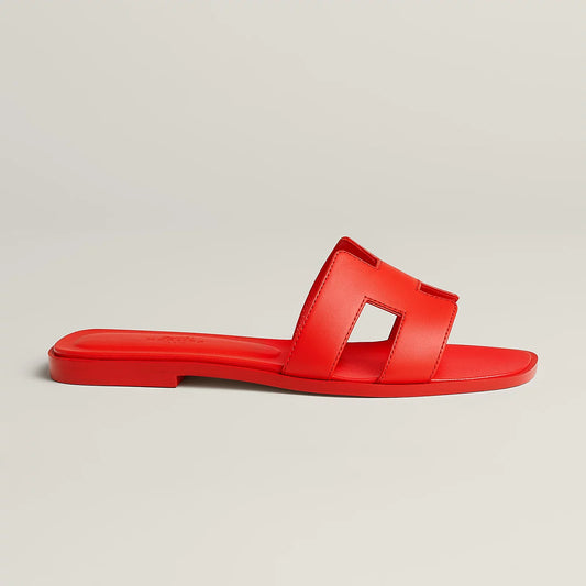 Hermès Oran Sandals - Rouge Grenadine