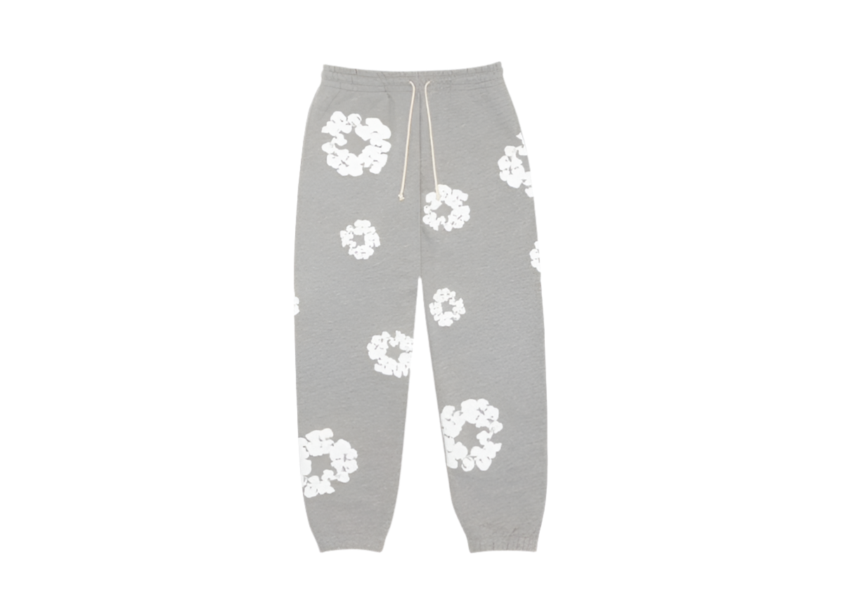 DENIM TEARS The Cotton Wreath Sweat Pants ‘Grey’