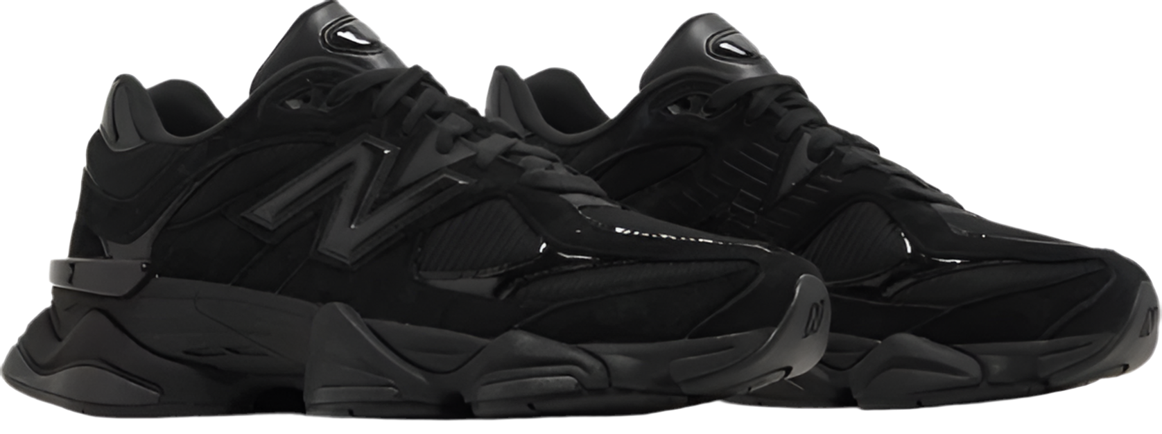 New Balance ‘Triple Black Suede Patent'