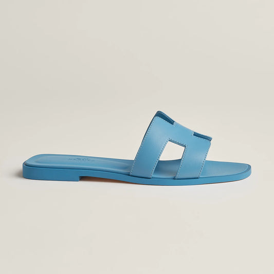 Hermès Oran Sandals - Bleu Cameo