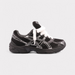 Asics Gel-1130 Black Pure Silver - Fluffy Laces White