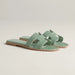Hermès Oran Sandals - Vert Jade