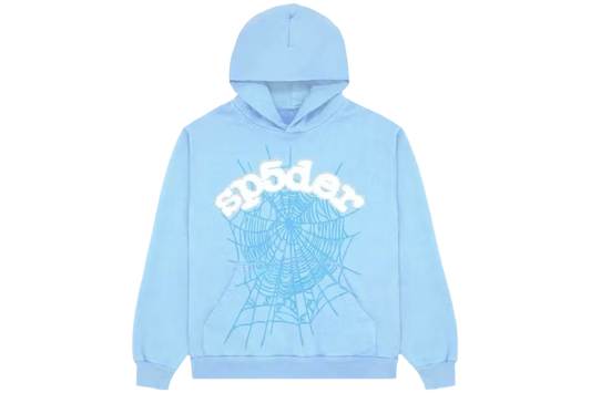 Sp5der Web Hoodie ‘Sky Blue’