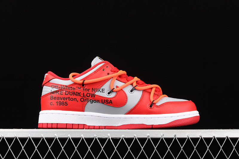 Off-White x Dunk Low 'University Red'