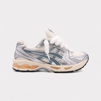 Asics Gel-Kayano 14 Cream Ironclad - Fluffy Laces White
