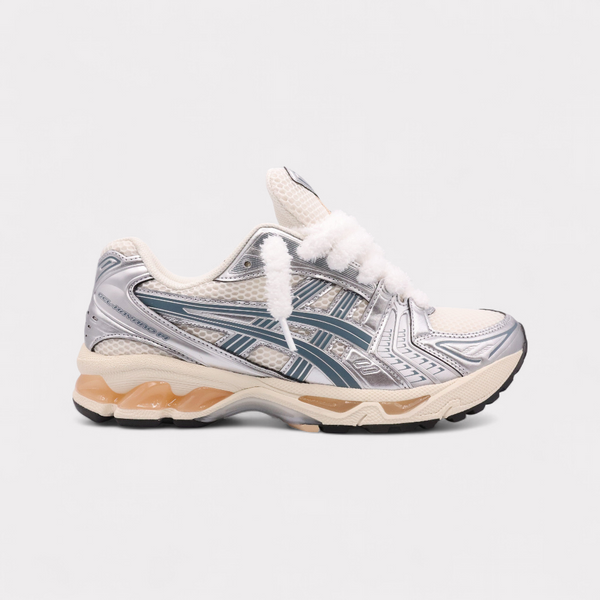 Asics Gel-Kayano 14 Cream Ironclad - Fluffy Laces White