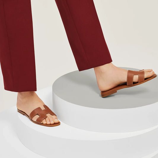 Hermès Oran Sandals - Gold