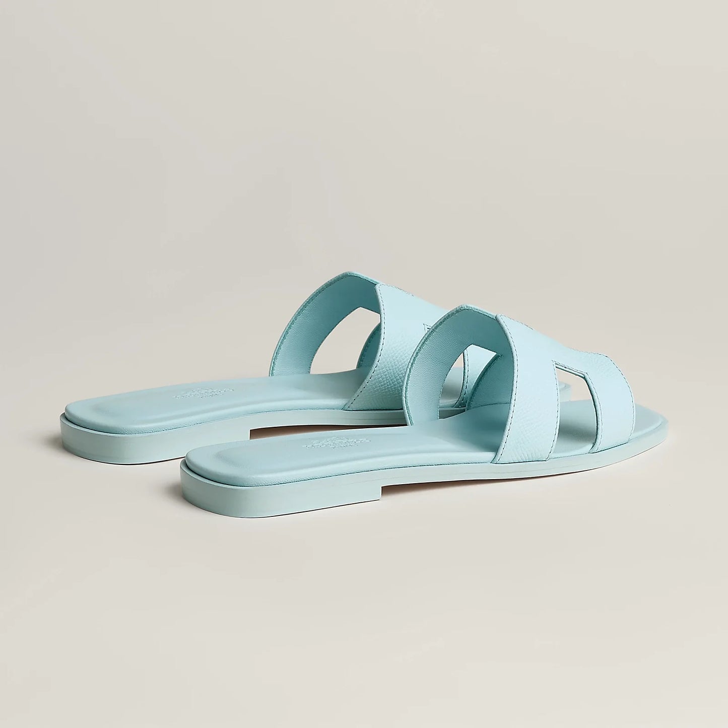 Hermès Oran Sandals - Bleu Brume