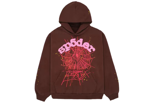 Sp5der Web Hoodie ‘Brown’