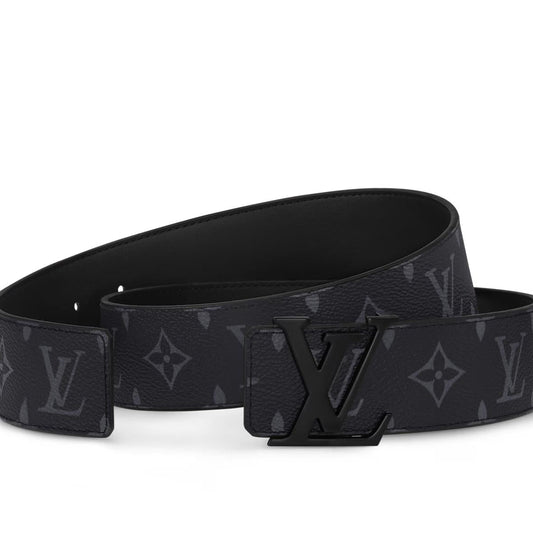 Louis Vuitton LV Initiales 40mm Matte Black Belt