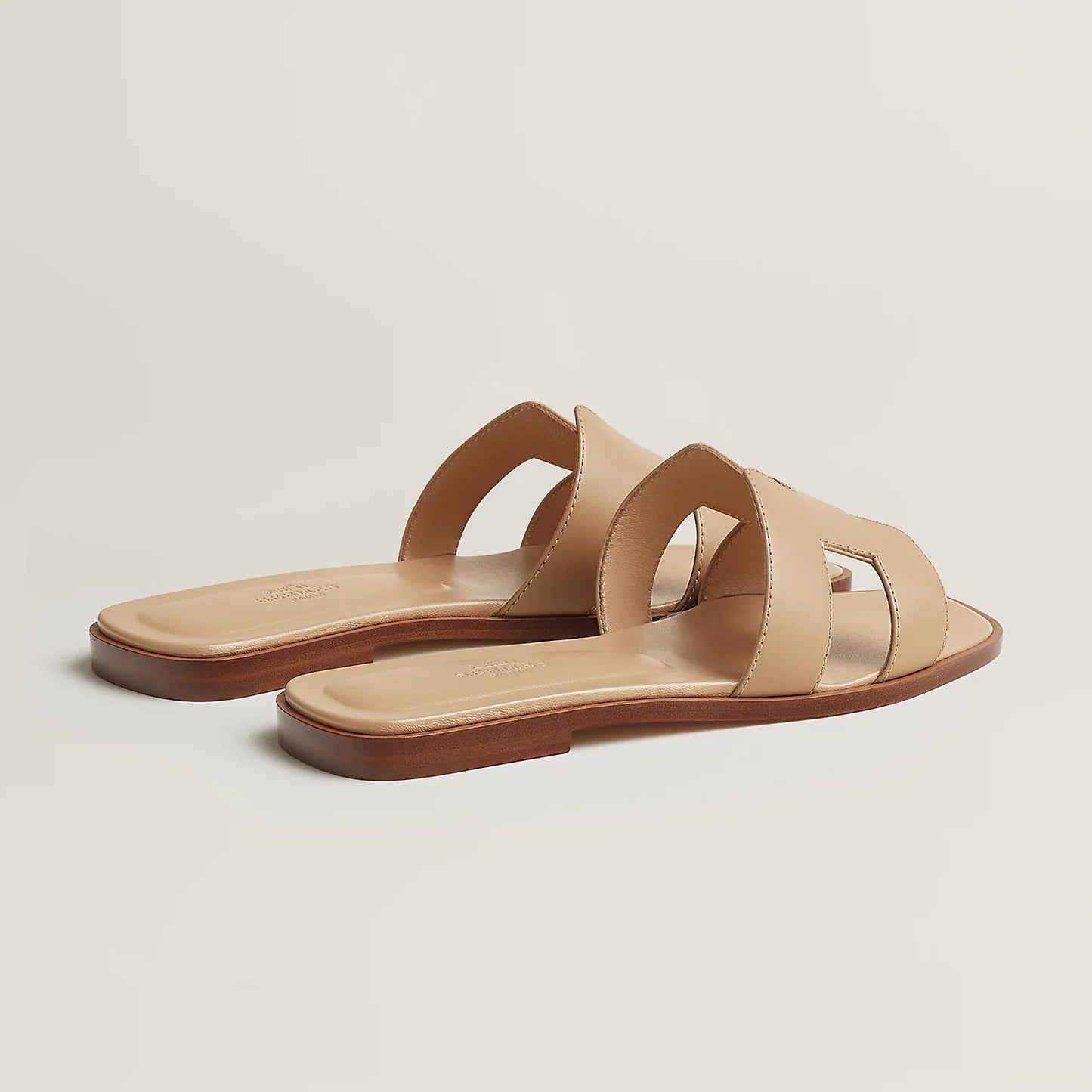Hermès Oran Sandals - Beige Natura