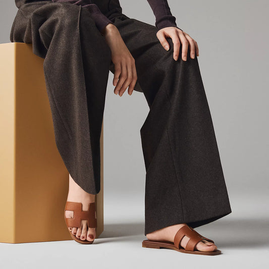 Hermès Oran Sandals - Gold