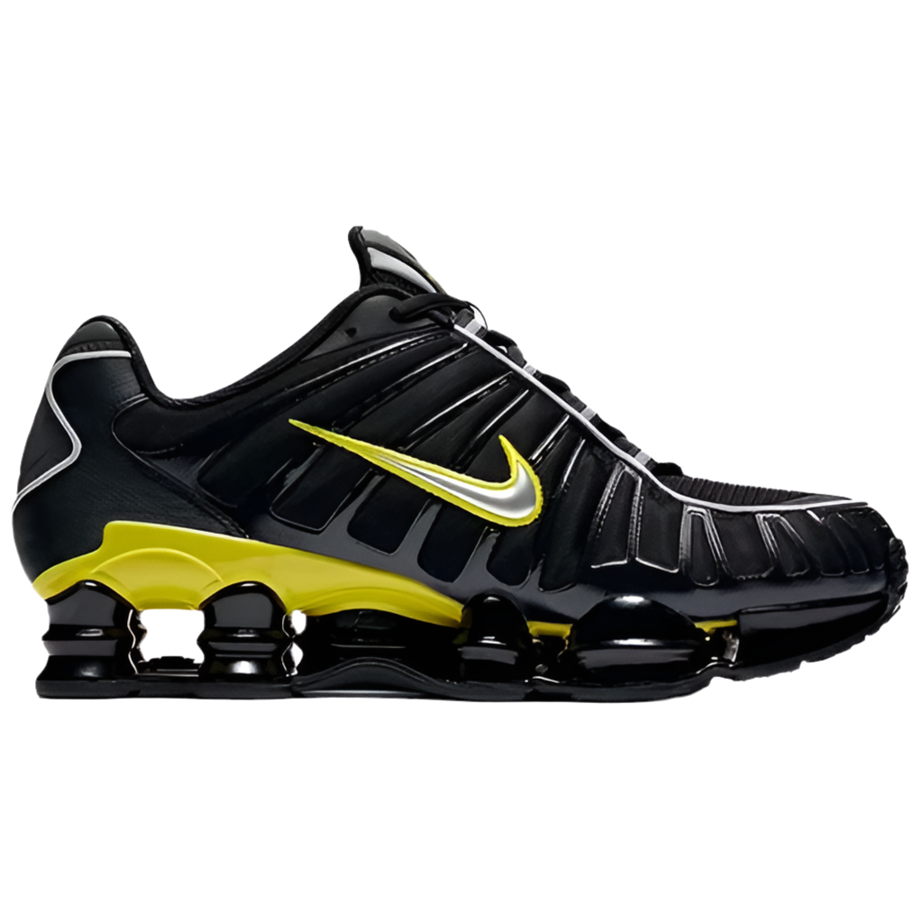 Nike Shox TL ‘Black Dynamic Yellow Metallic Silver’