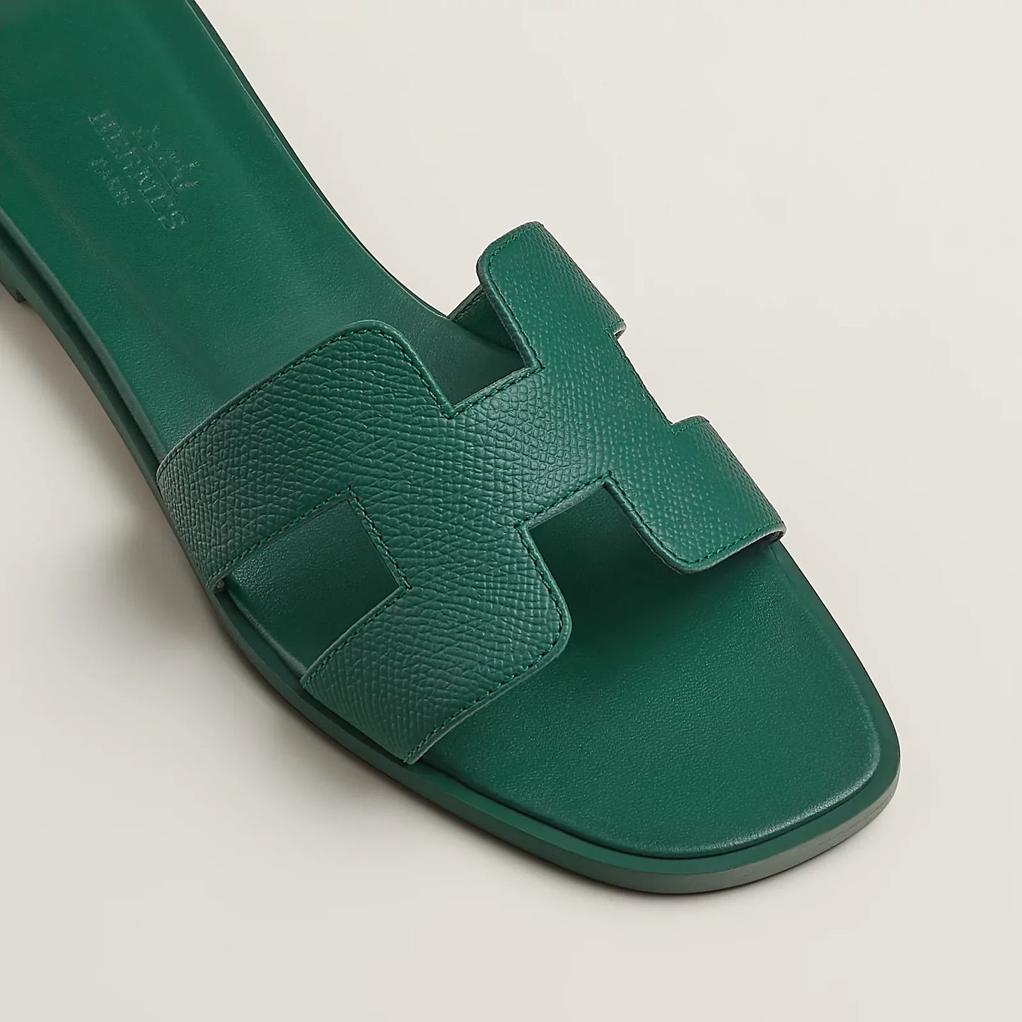 Hermès Oran Sandals - Vert Oyat