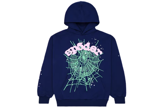 Sp5der OG Web Hoodie ‘Navy’