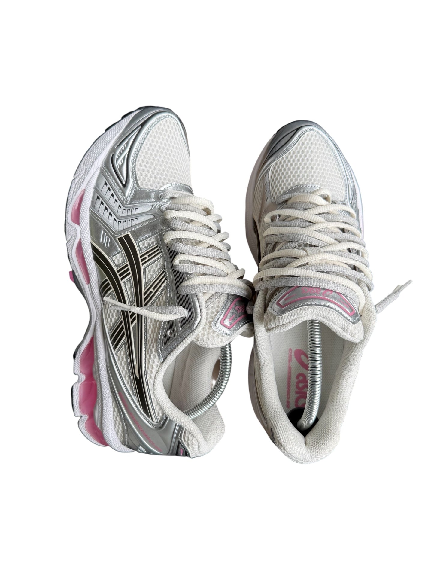 Asics Gel Kayano 14 'Cream Sweet Pink' - Double Laces
