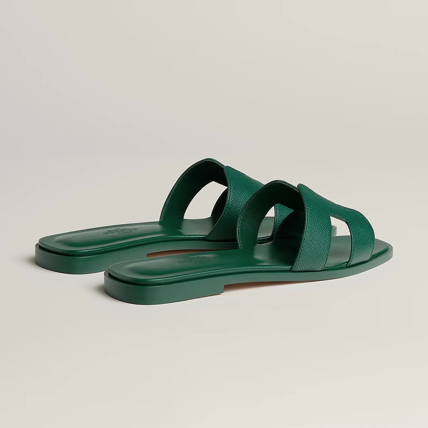 Hermès Oran Sandals - Vert Oyat