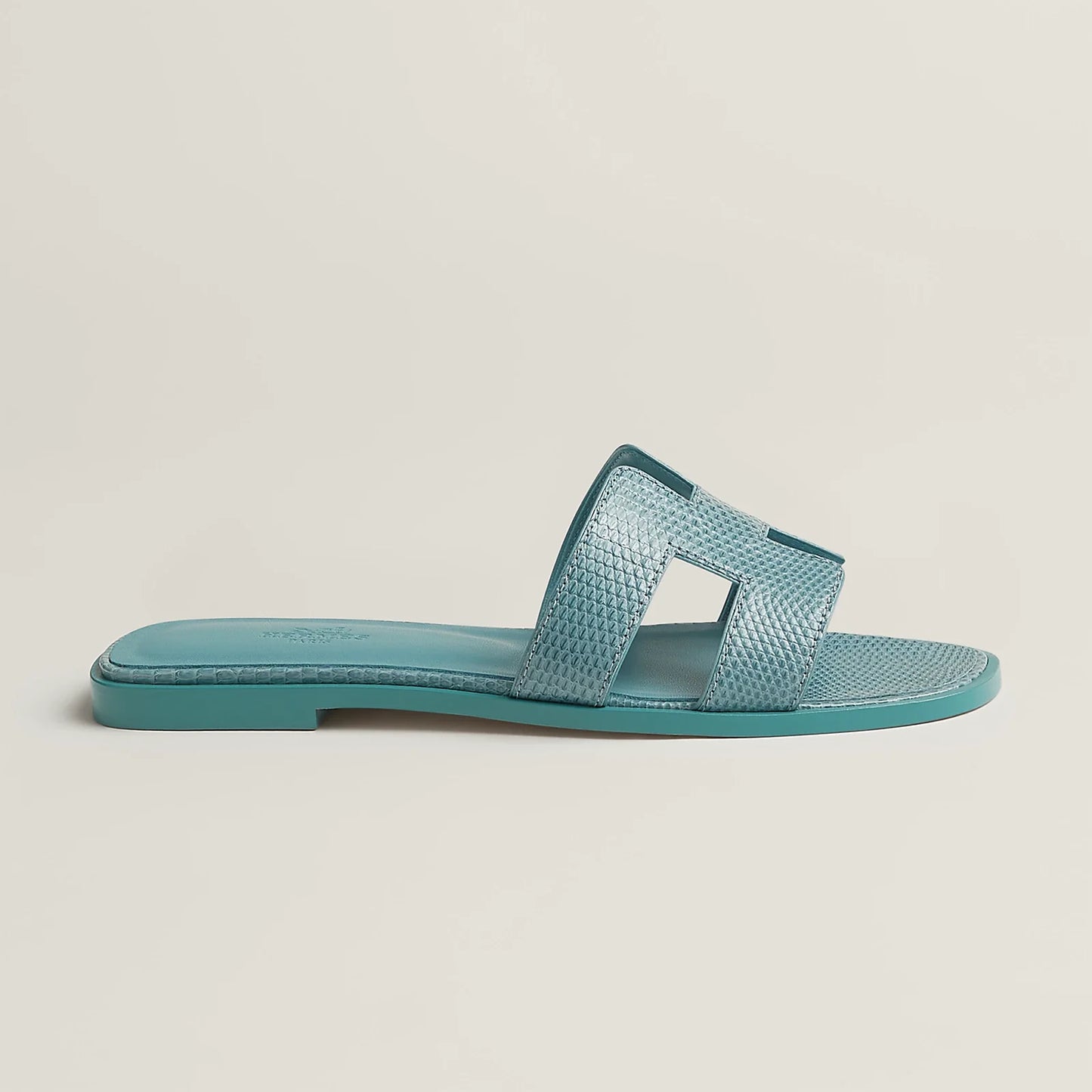 Hermès Oran Sandals - Bleu Minéral