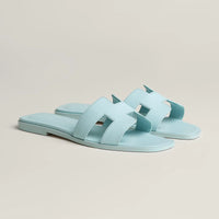 Hermès Oran Sandals - Bleu Brume