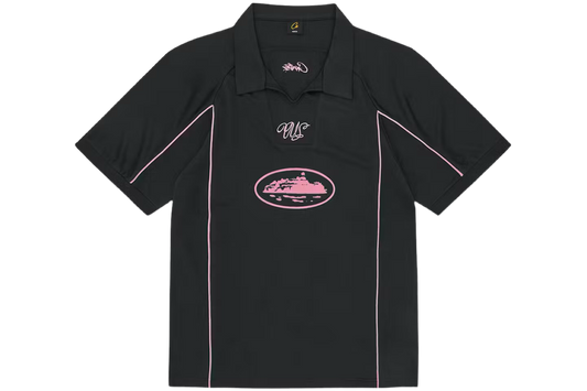 Corteiz Talismo Football Jersey ‘Black/Pink’