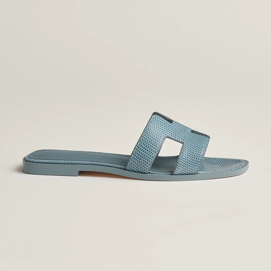 Hermès Oran Sandals - Gris Antarctique