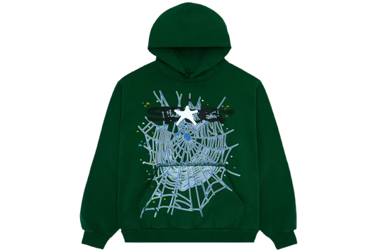 Sp5der Web Hoodie Hunter ‘Green’