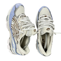 Asics Gel NYC 'Cream Periwinkle Blue' - Double Laces