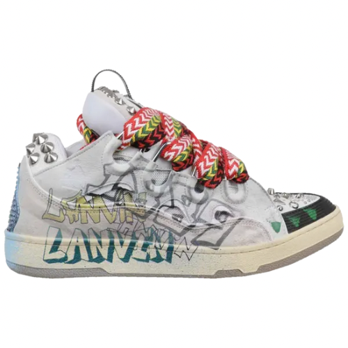 Lanvin Wmns Curb Sneakers 'Graffiti'